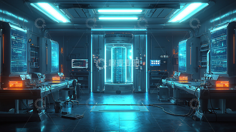 高清大图下载【趣麦麦图】未来科技实验室