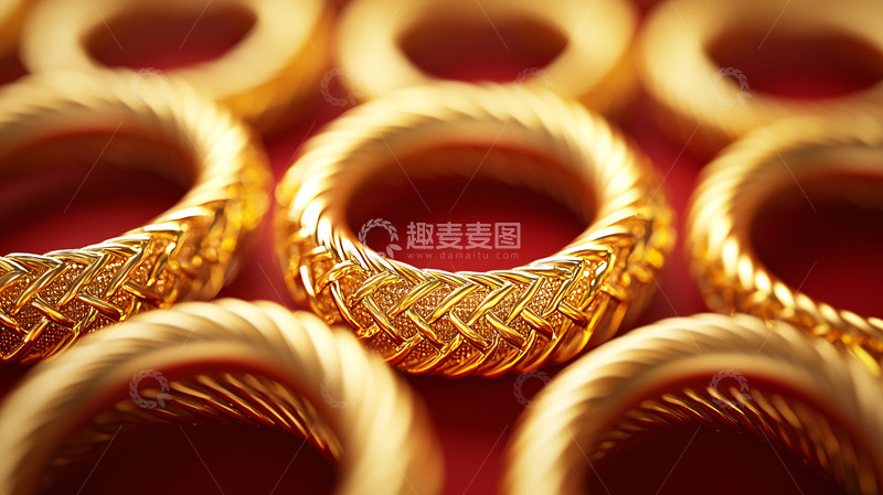 高清大图下载【趣麦麦图】黄金戒指