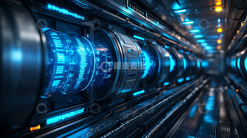 高清大图下载【趣麦麦图】未来科技感通道