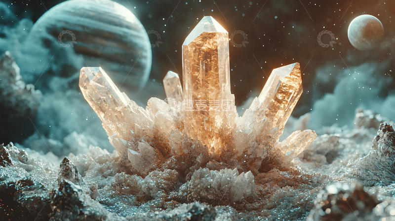 高清大图下载【趣麦麦图】宇宙水晶