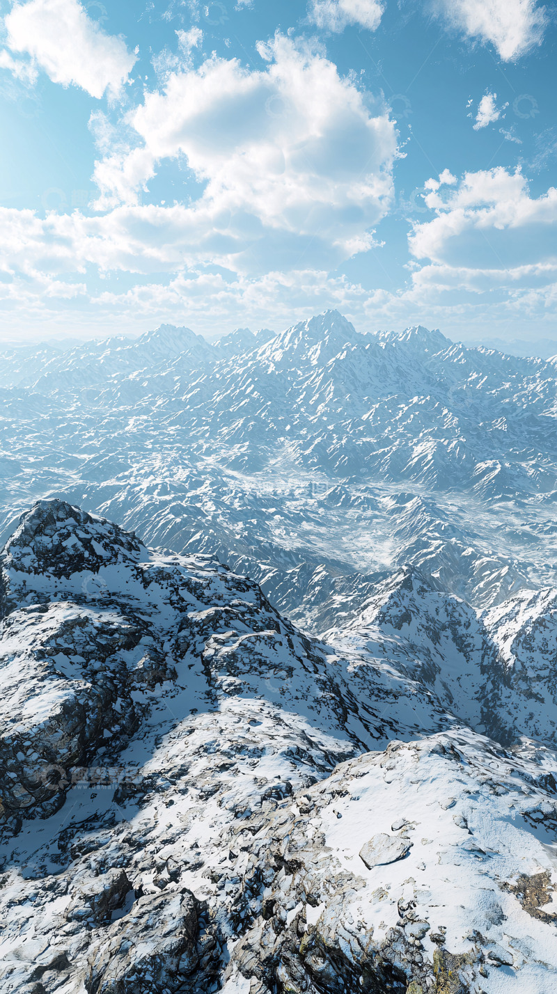 高清大图下载【趣麦麦图】雪山