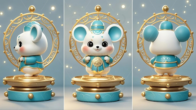 高清大图下载【趣麦麦图】生肖盲盒-鼠1