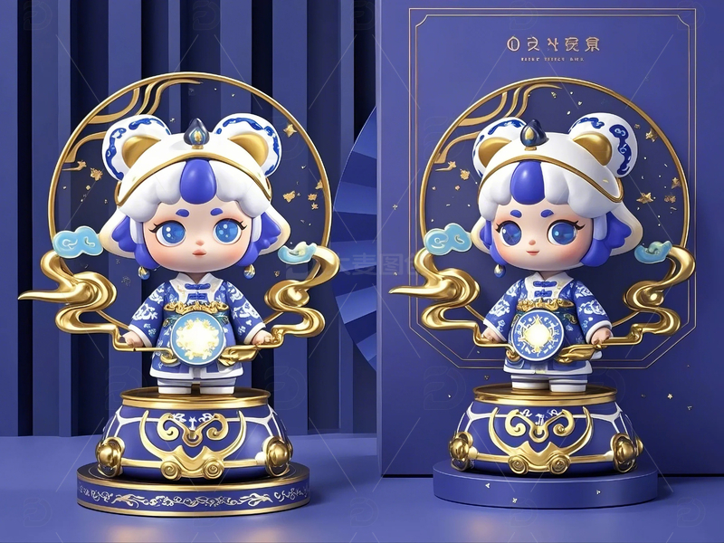 高清大图下载【趣麦麦图】生肖盲盒2