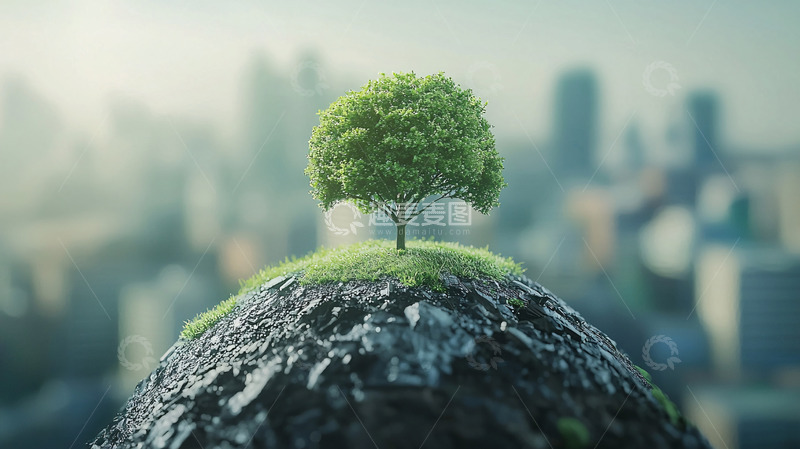高清大图下载【趣麦麦图】城市绿化