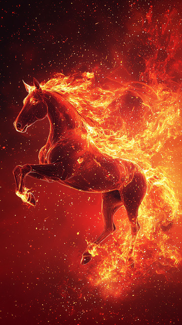 燃烧的骏马