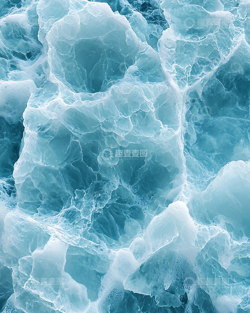 高清大图下载【趣麦麦图】冰川融化
