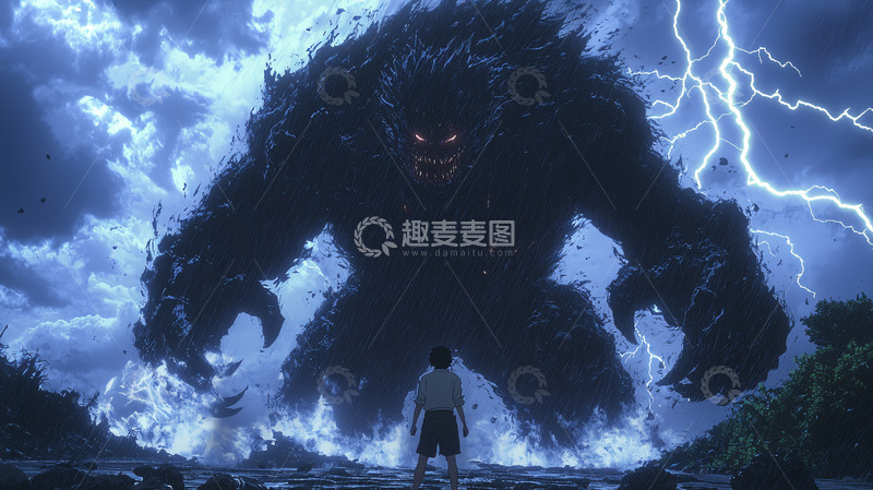 高清大图下载【趣麦麦图】巨兽