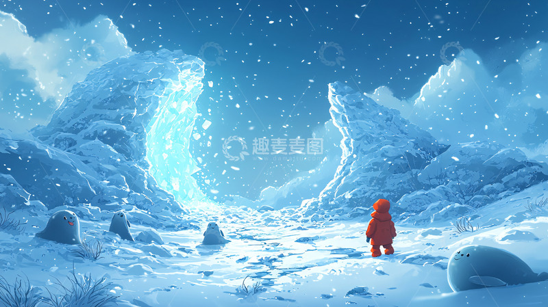 高清大图下载【趣麦麦图】冰雪世界