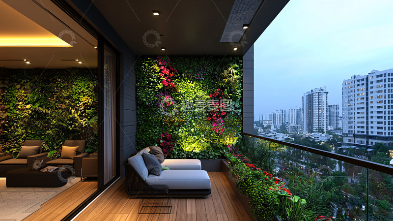 高清大图下载【趣麦麦图】阳台花园设计