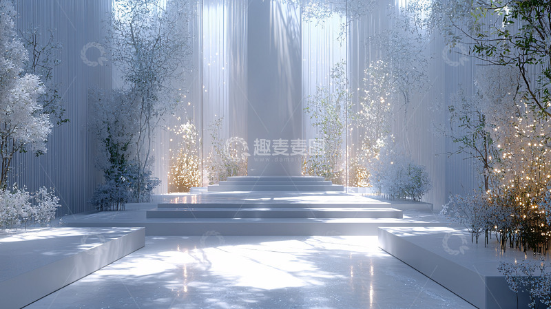 高清大图下载【趣麦麦图】梦幻冰雪婚礼场景