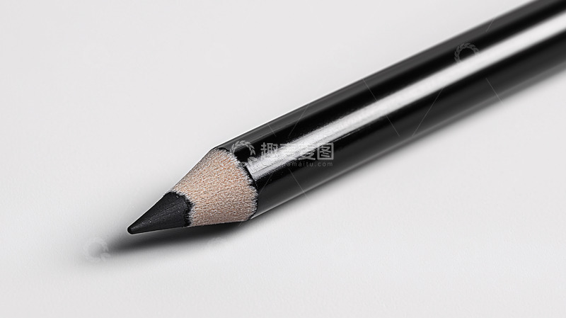 高清大图下载【趣麦麦图】黑色铅笔特写镜头