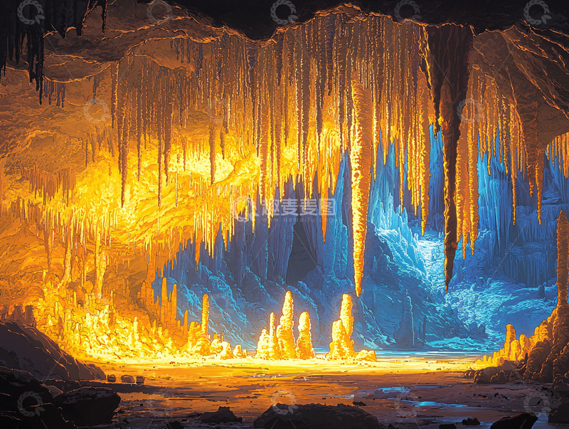 高清大图下载【趣麦麦图】梦幻般洞穴奇观