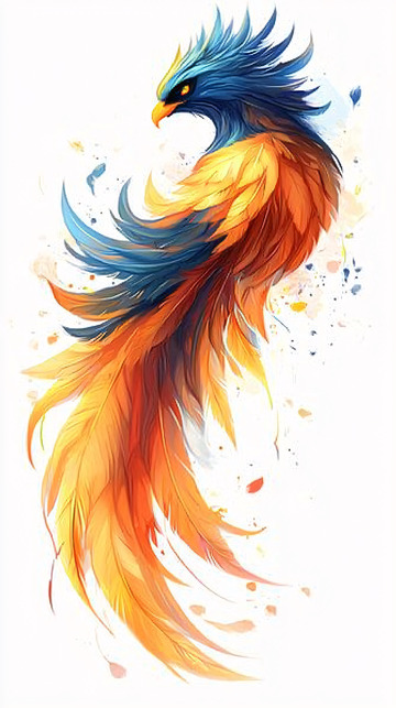 彩色凤凰