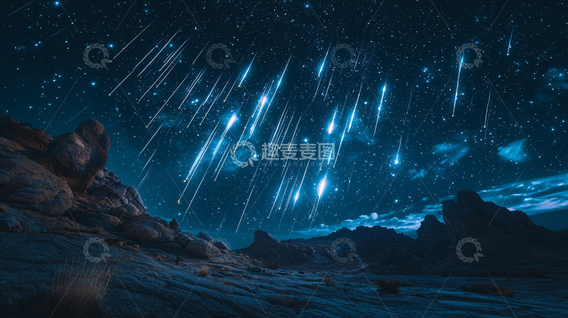 高清大图下载【趣麦麦图】流星雨