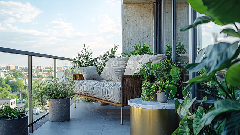 高清大图下载【趣麦麦图】阳台景观