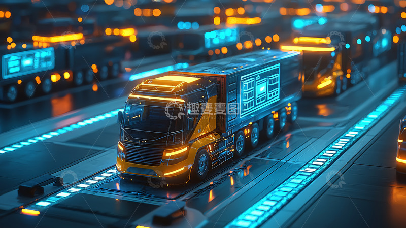 高清大图下载【趣麦麦图】未来卡车