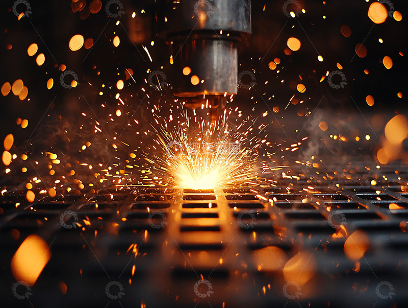 高清大图下载【趣麦麦图】激光切割金属