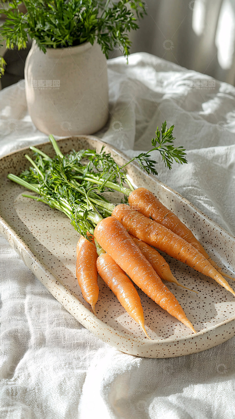 高清大图下载【趣麦麦图】小清新胡萝卜摆拍