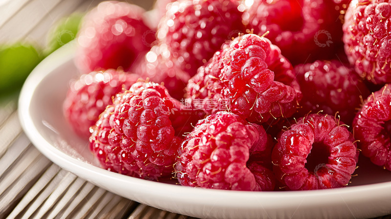 高清大图下载【趣麦麦图】新鲜红润饱满覆盆子