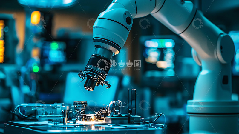 高清大图下载【趣麦麦图】工业机器人