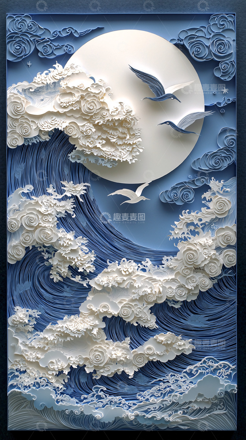 高清大图下载【趣麦麦图】纸雕艺术