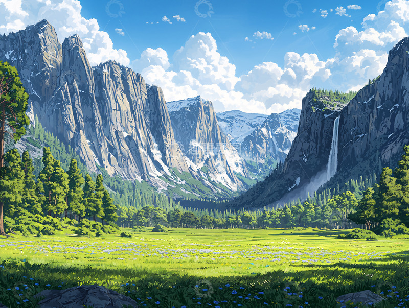 高清大图下载【趣麦麦图】优美壮丽的峡谷风光