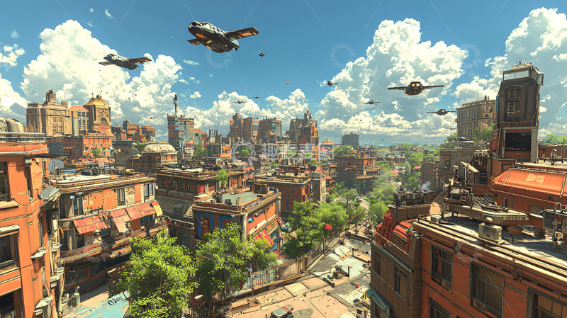 高清大图下载【趣麦麦图】天空之城