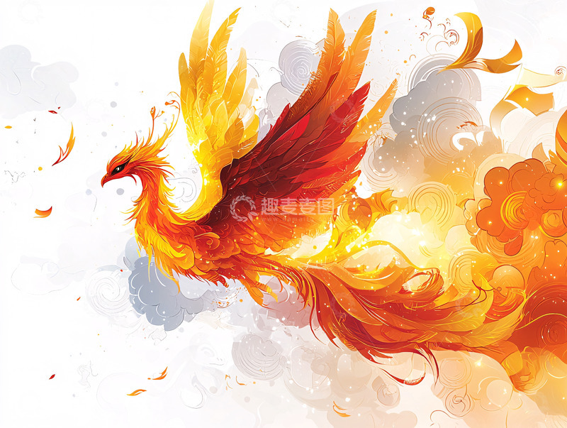 高清大图下载【趣麦麦图】火凤凰