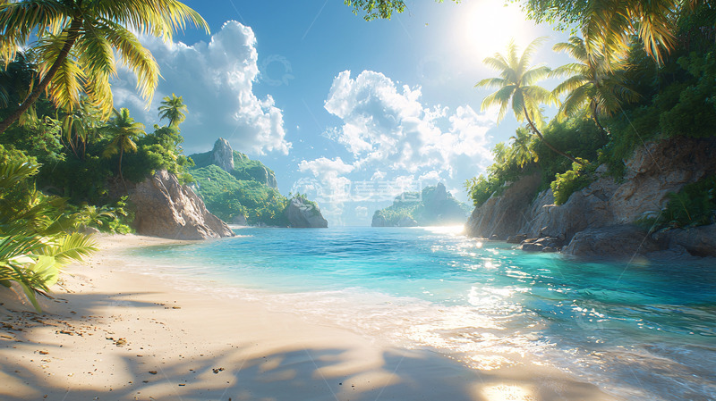 高清大图下载【趣麦麦图】热带海滩风景