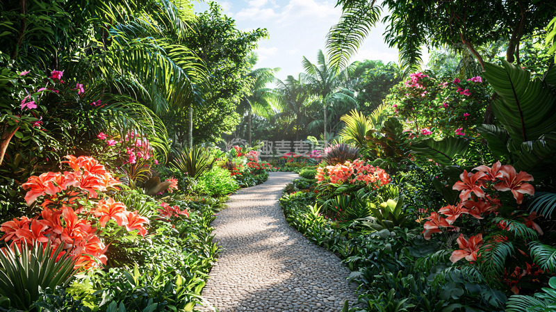 高清大图下载【趣麦麦图】热带雨林小路