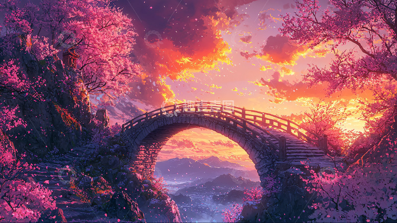 高清大图下载【趣麦麦图】唯美意境山水画2