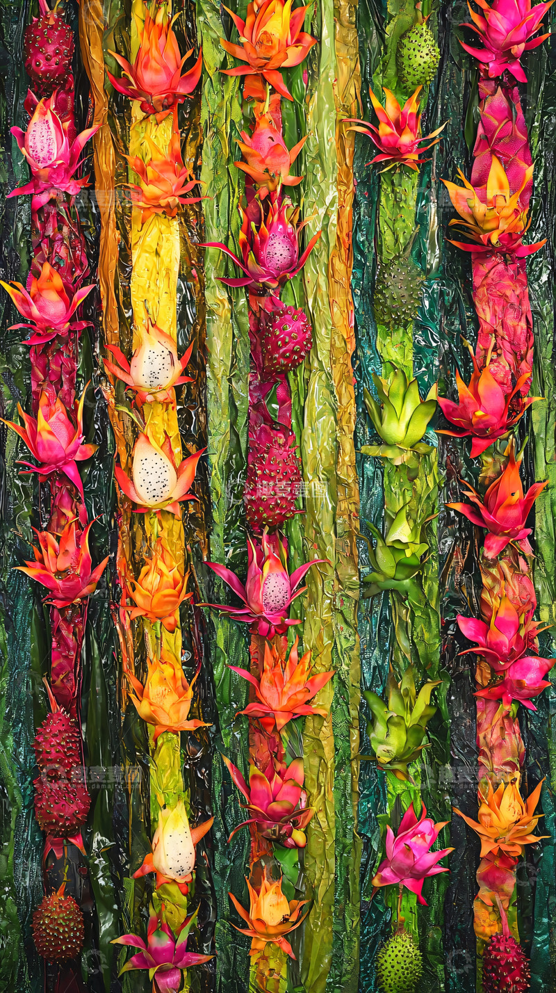 高清大图下载【趣麦麦图】彩色编发