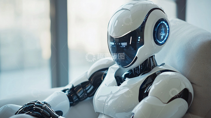 高清大图下载【趣麦麦图】未来感机器人