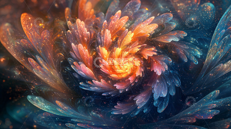 高清大图下载【趣麦麦图】抽象漩涡