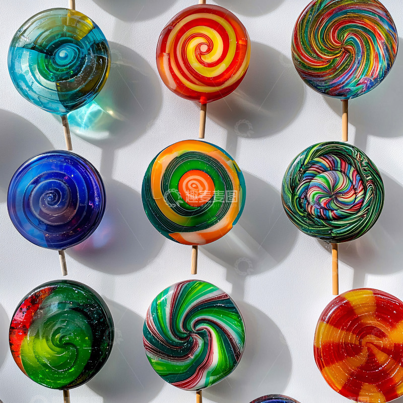 高清大图下载【趣麦麦图】彩色棒棒糖