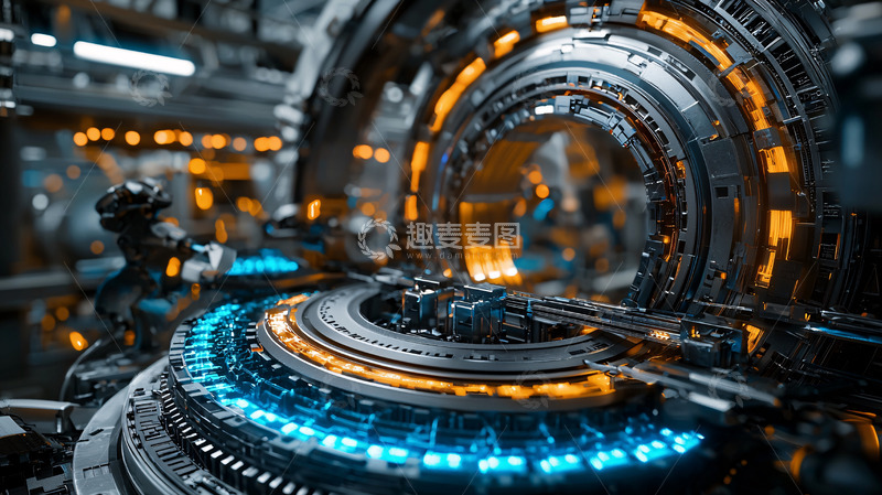 高清大图下载【趣麦麦图】未来科技感机械装置