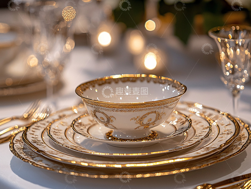 高清大图下载【趣麦麦图】精致餐具