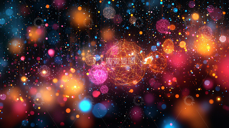 高清大图下载【趣麦麦图】色彩斑斓的宇宙星空