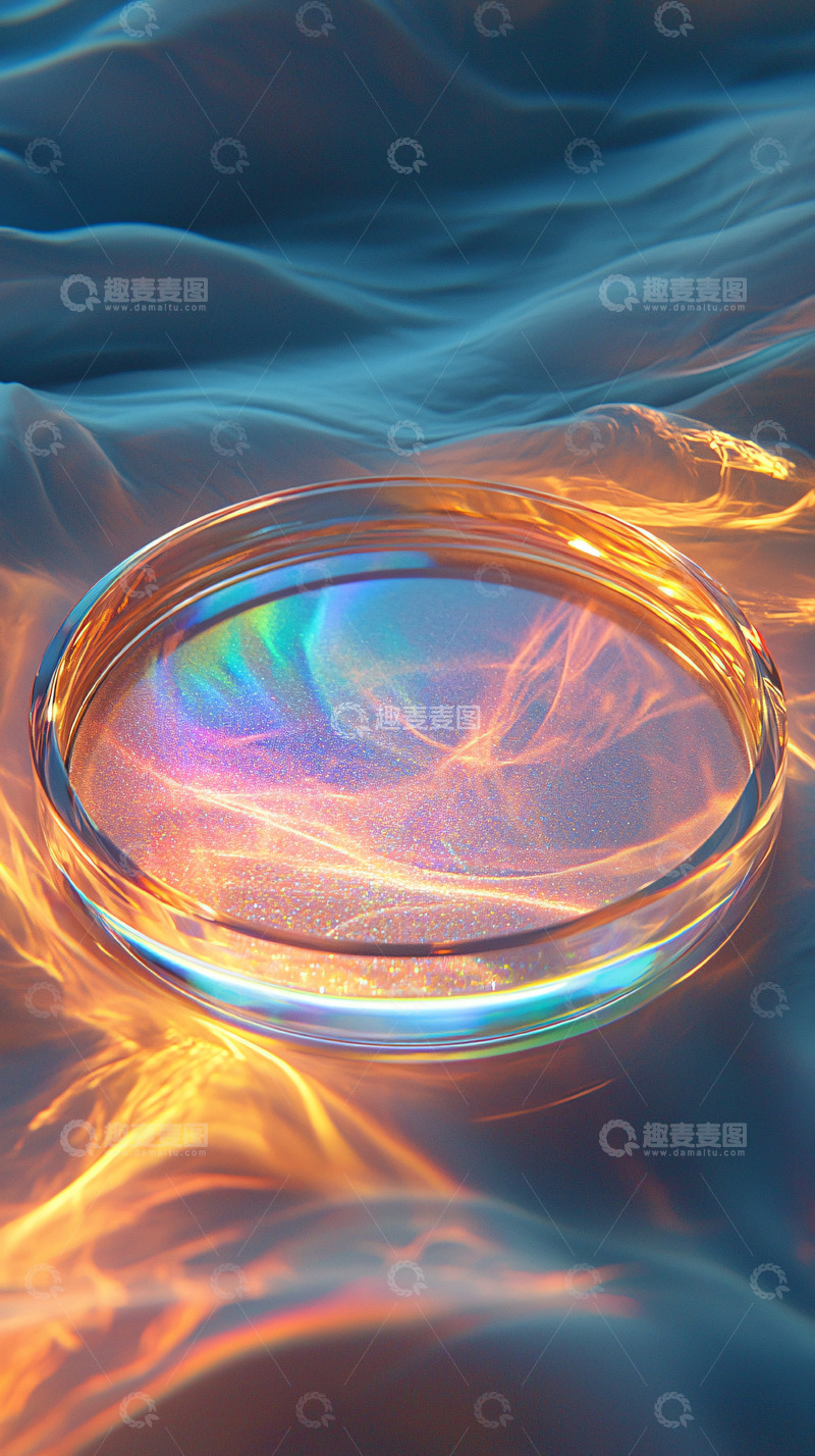高清大图下载【趣麦麦图】光滑玻璃圆盘