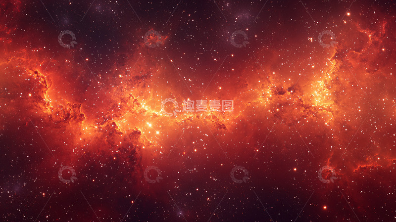 高清大图下载【趣麦麦图】燃烧的宇宙星云