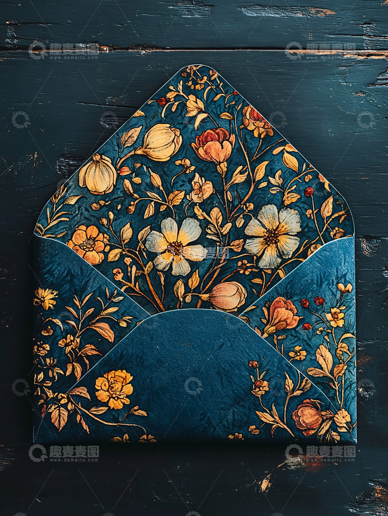 高清大图下载【趣麦麦图】花卉信封