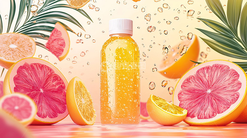 高清大图下载【趣麦麦图】果汁饮料瓶