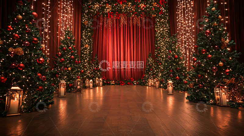 高清大图下载【趣麦麦图】圣诞节背景4