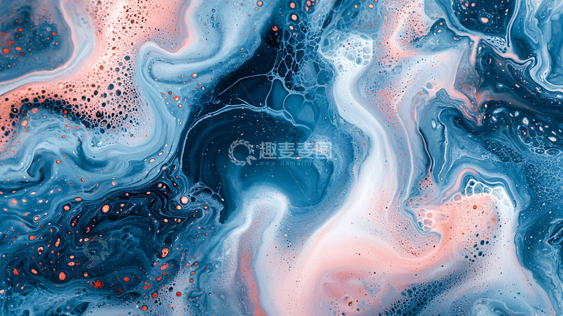 高清大图下载【趣麦麦图】水彩晕染抽象背景
