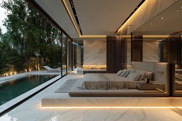 现代极简卧室设计