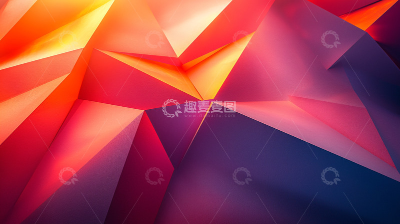 高清大图下载【趣麦麦图】抽象几何背景