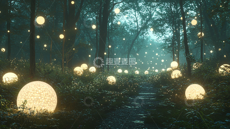 高清大图下载【趣麦麦图】梦幻森林