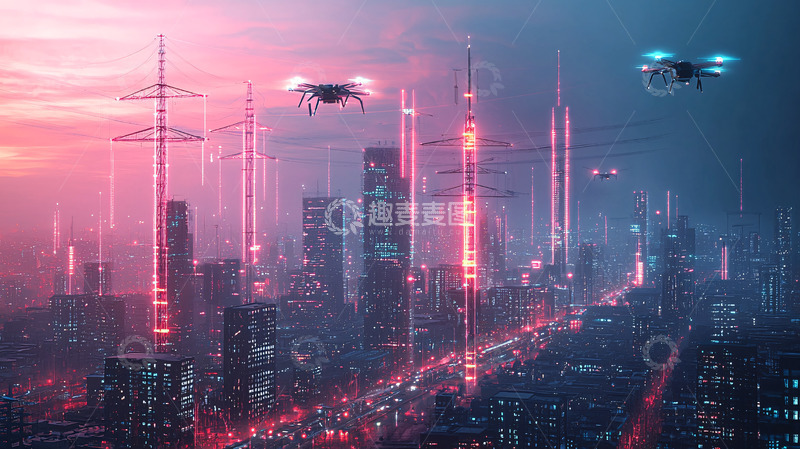 高清大图下载【趣麦麦图】未来都市