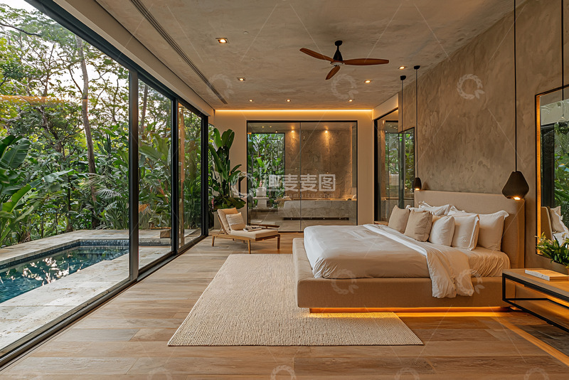 高清大图下载【趣麦麦图】现代轻奢卧室设计