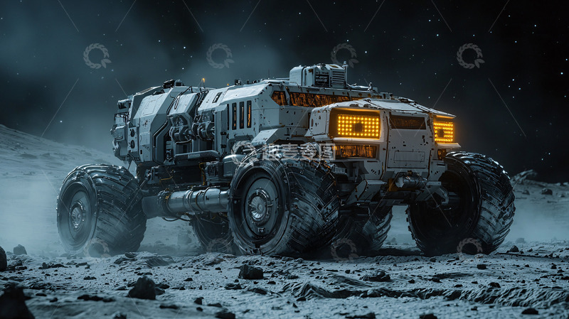 高清大图下载【趣麦麦图】月球探测车